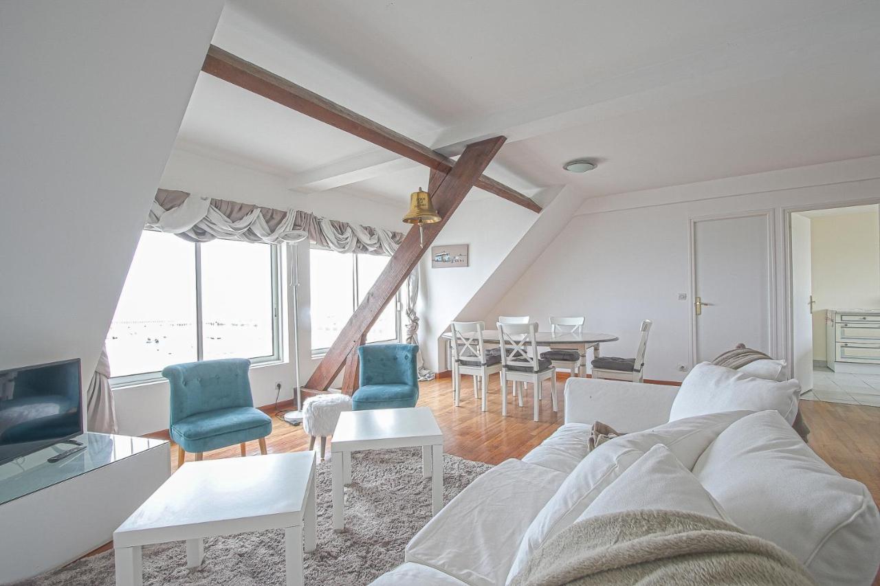 Cote Cottage Apt 3 Chambres Bien Equipee Vue Imprenable Sur Port Et Mer Etreham Bagian luar foto