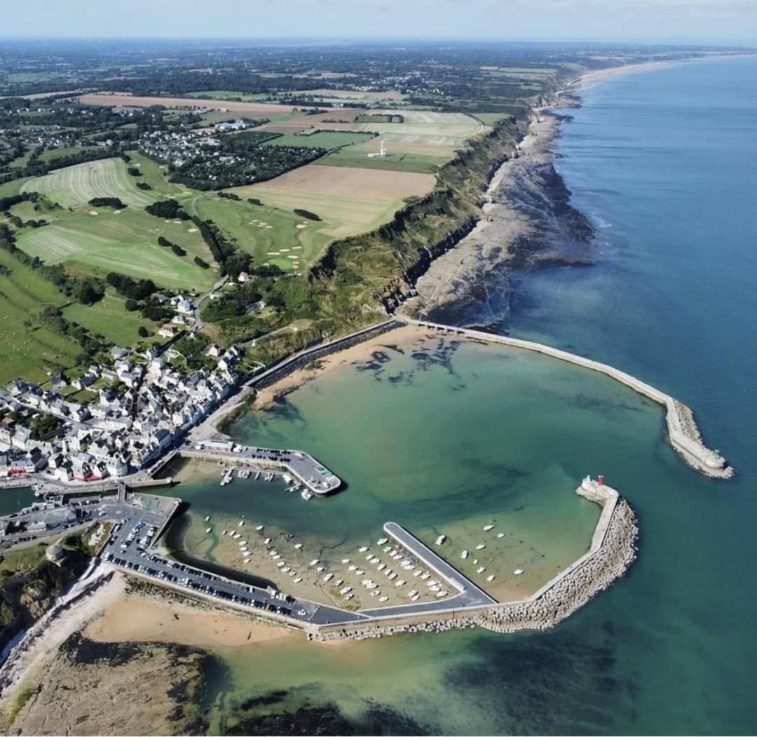 Cote Cottage Apt 3 Chambres Bien Equipee Vue Imprenable Sur Port Et Mer Etreham Bagian luar foto